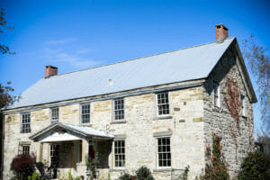 Home in New York with Metal Roof