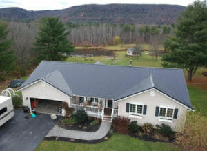 Home in New York with Metal Roof