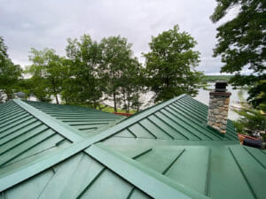 Home in New York with Metal Roof