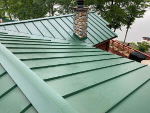 Home in New York with Metal Roof