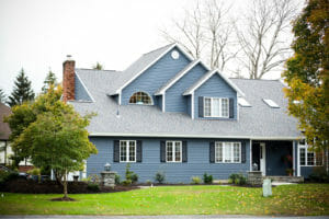 Home in New York with Asphalt shingle Roof