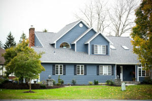 Home in New York with Asphalt shingle Roof
