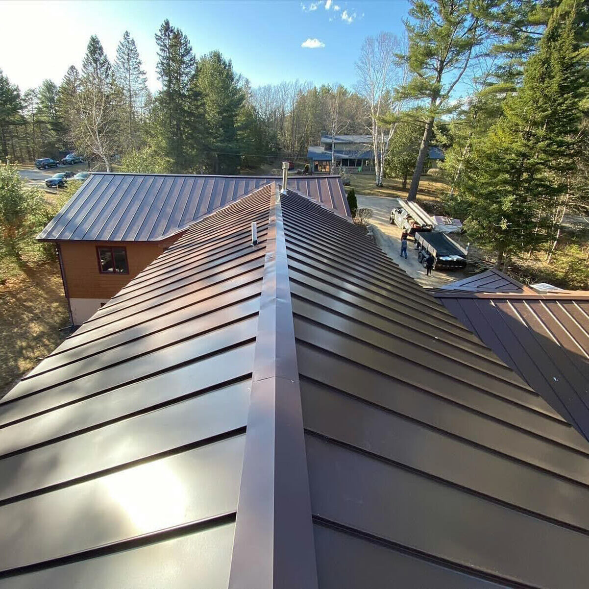 New York Home with Metal Roof